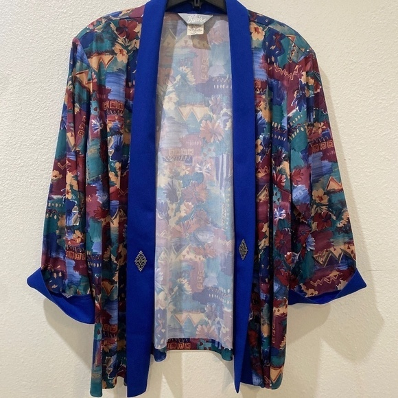Vintage Fabulous Blair Jacket with Royal Trim beautiful detail - Picture 1 of 8